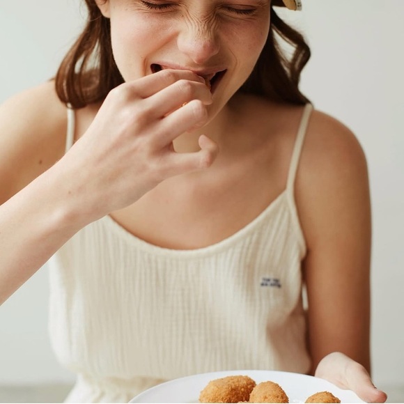 The Tiny Big Sister by Tiny Cottons Double Gauze Tiered Midi Dress size 38/US6 - Picture 2 of 9